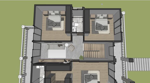 (14x14m2) 4 Dormitorios 3 Baños - Imagen 20