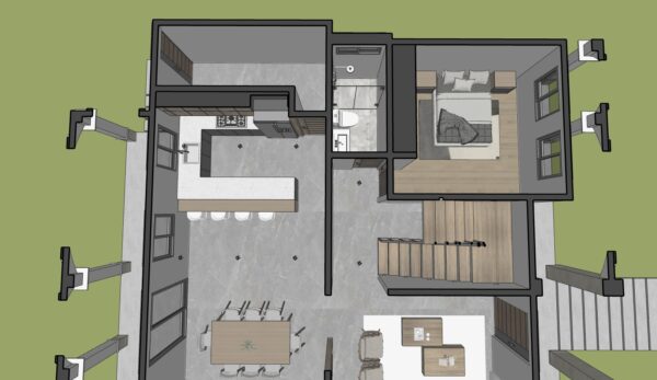(14x14m2) 4 Dormitorios 3 Baños - Imagen 23