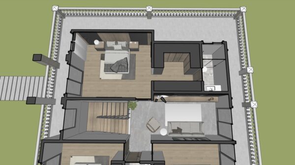 (14x14m2) 4 Dormitorios 3 Baños - Imagen 18