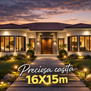 (16x15m2) 3 Dormitorios 2 Baños