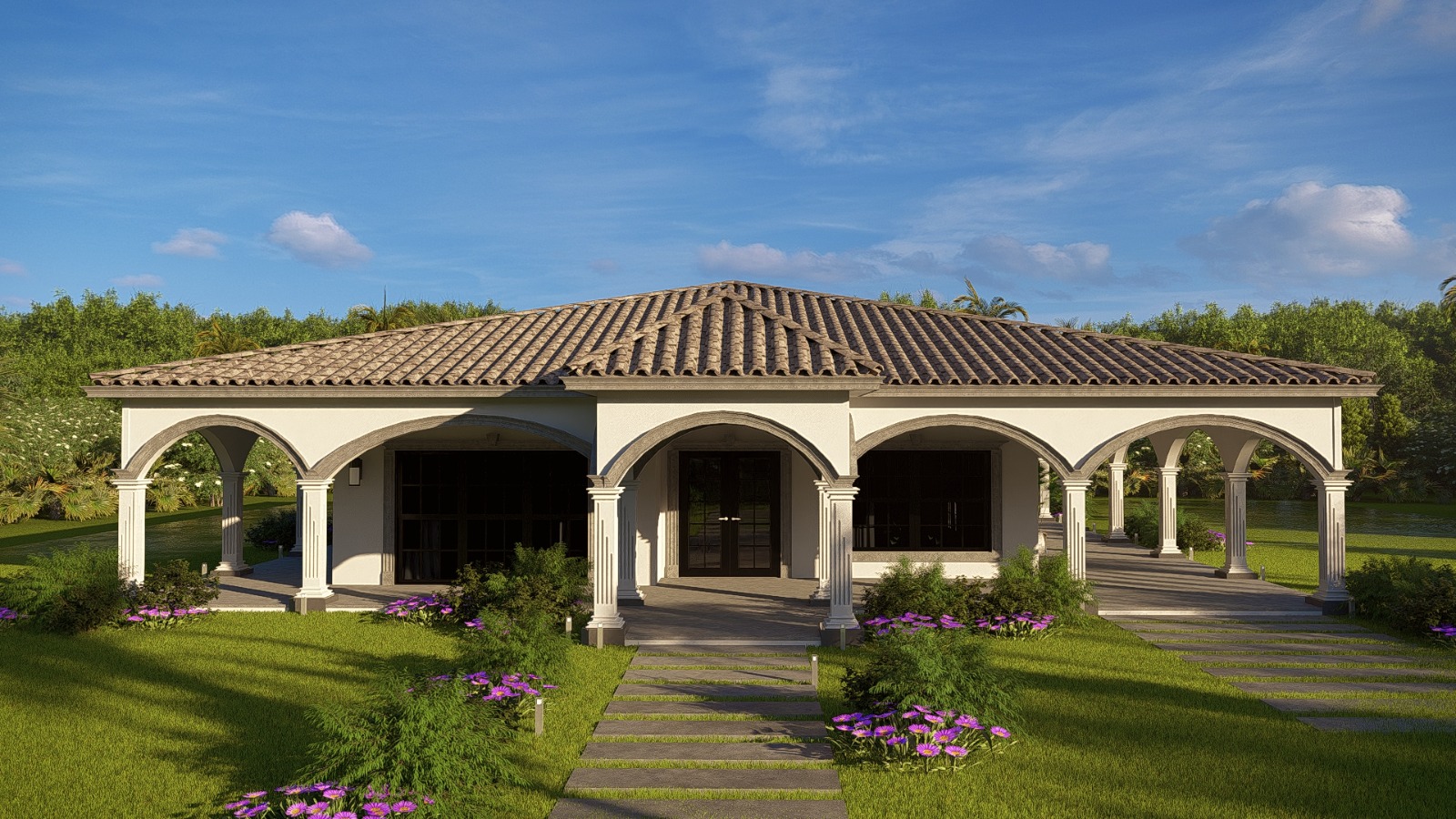 Ranchito (18 x 23 m2) 3 Dormitorios 2 Baños